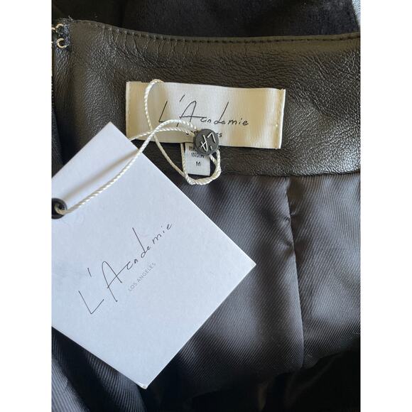 L'Academie The Lynch Leather Mini Skirt - Picture 4 of 4
